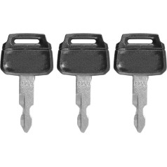 Alide 3-teiliger Ersatz-Zündschlüssel für Bagger, passend für Radlader K250
