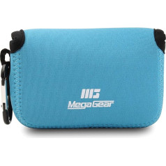 MegaGear ''Ultra Light'' Neoprene Camera Case Bag with Carabiner for Olympus TG-4, Sony DSC-RX100 IV Digital Camera (Blue)
