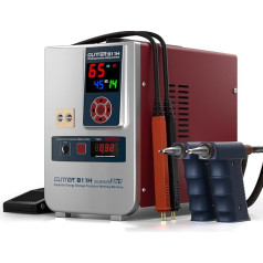 Glitter 811H 2-in-1 Cordless Spot Welder with Resistance Measurement 42000W 7000A for Copper, Aluminum and Nickel, for LiFePO4 Lithium Batteries 18650, AT/MT Modes, 24 Hours Operation