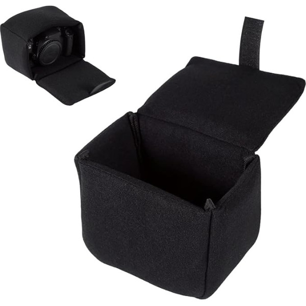 Digital Camera Bag, Camera Bag Insert Pad Shockproof Protective Pad Bag Camera Bag Accessories for Photography(Black)