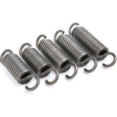 Double Hook Springs, Replacement Springs, Double Hook Spring Steel 1.5x10x320mm, Wire Diameter 1.5mm, Outer Diameter 10mm, Free Length 320mm, 2pcs(1.5x10x280mm)