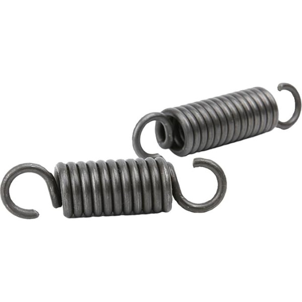Zugfeder, Zugfedern, Federstahl, Drahtdurchmesser 0,8 mm, Außendurchmesser 7 mm, freie Länge 200-1000 mm, 2 Stück(0.8 x 7 x 240 mm)