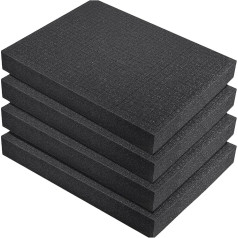 Schaumstoffeinsatz für harte Flugkoffer, 4 Stück