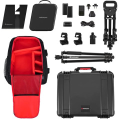 Matterport Pro3 Acceleration Kit 3D Lidar Scanner Digital Camera for Creating Professional 3D Virtual Tour Experiences with 360 Views and 4K Photography Indoor and Outdoor Spaces with Trusted Accuracy