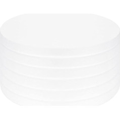 Round Cushion Foam Cushion Replacement Cushion Seat Sofa Chair Indoor Outdoor Sponge Board (6.30 x 30 x 8cm)