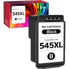 545-XL PG-545XL Black (1 Black) Printer Cartridges Replacement for Canon 545 545XL PG-545XL for Canon TR4550 TR4551 TS3350 MX495 TS3450 TS3355 TS3351 TS3355 iP2850 MG255 555S 55S 450 MG2950 MG2455