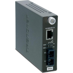 TRENDnet TFC-110S60i 10 / 100Base-TX to 100Base-FX Smart Fiber Converter