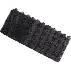 jojofuny Schwarze Spitze Polyester Spitze Zum Nähen Kleidung Diy Accessoire Borte Für Handgemachte Kleider Verzierung Und Bastelarbeiten