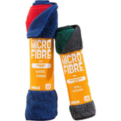 INGA - 4 x Washable Microfibres - Highly Efficient, Absorbent and Dust Free - Made in Europe - Washable Microfibre, Very Efficient, 5 Years