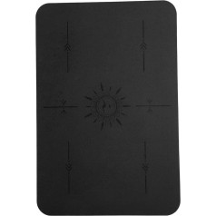 Sewing Machine Damping Mat, PU Rubber, Sewing Machine Foot Pedal Mat, Noise Reduction, Non-Slip Sewing Machine Mat for Floor Protection, (Black)