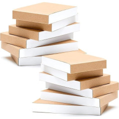 Cobenga 15 Pack Blank Flipbooks, 3750 Sheets Blank Flip Book Paper, 13.5 x 9.5 cm Small Drawing Paper, Hand Flip Picture Book, Mini Notebooks for Sketching, Animation, Field Notes, Daily