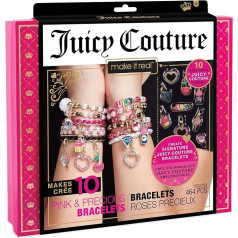 Make It Real Juicy Couture XL Jewellery Set Glam Pink: 10 Magical Bracelets to Make Yourself with Beads, Pendants, Chains and Ribbons Gift for Girls from 8 Years
