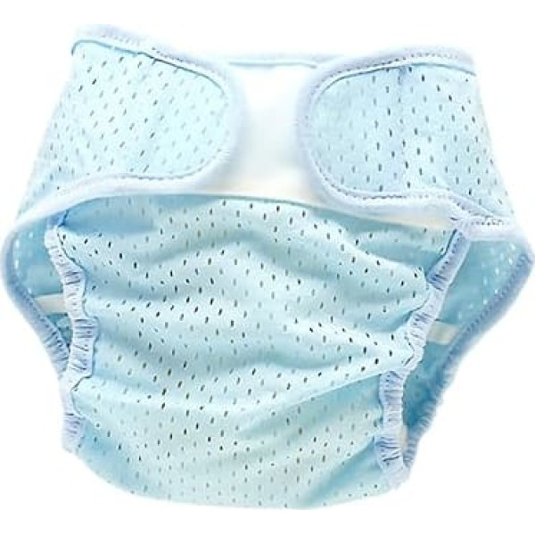 1 Piece Ice Silk Hole Nappy Pants Cool Summer Nappy Cool Nappy Ice Silk Mesh Nappy for Toddlers Stretchy Baby Nappy Breathable Nappy Cover