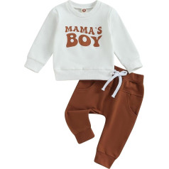 Baby Boys Clothing Set Newborn 2-Piece Outfit Toddler Autumn Winter Clothing Sets Sports Suit for Baby Boy Sweatshirt + Trousers Set