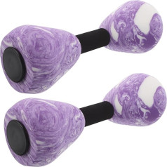 Mikinona Aquatic Dumbbells Water Dumbbells Adjustable Pool Resistance Weights EVA Foam Fitness Equipment for Women Water Training Muscle Strengthening