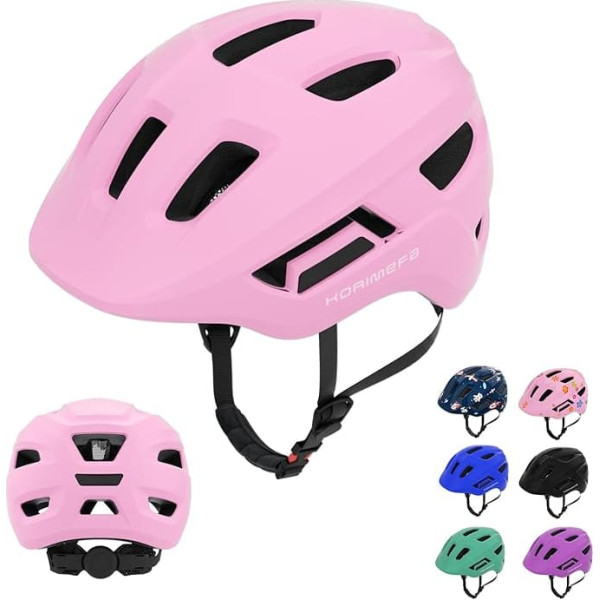 KORIMEFA Toddler Helmet Children's Bicycle Helmet Baby Multi-Sport Adjustable Helmet Sports Helmet Cycling Bicycle Scooter Skateboard Helmet Lightweight for Children Boys Girls from 2-8 Years Old