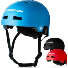 DUNLOP SPORTS Bicycle Helmet Children Teenagers Adults – Test Very Good – Lightweight Robust Urban Allrounder Helmet, 14-Way Ventilated, Quick Release, Car Head Adjustment