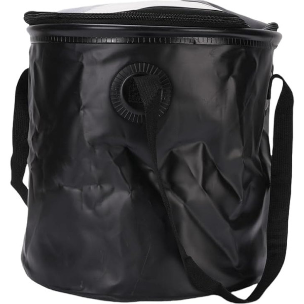 Zusammenklappbarer Eimer, 20 L, Leichter Faltbarer Wasserbehälter mit Visuellem Abdeckgriff für Camping, Wandern, Angeln, Gartenarbeit