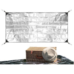 Camping Pad Aluminium Foil Waterproof, Waterproof Thermal Insulation Mat, Camping Mat Foam Foil, Aluminium Foil Foam Sleeping Pad, Thermal Insulating Mat for Camp, Outdoor