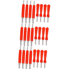 ULTECHNOVO 24-Piece Truck Repair Tool, Tyre Removal Tools, Car Valve Core, Tyre Repair Tools, Tyre Remover, Core Remover, Repair Tool for Bicycle Tyres