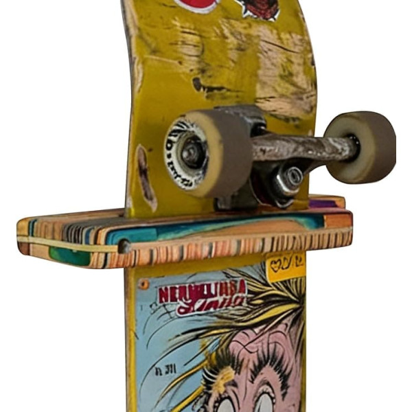 Skateboard-Wandhalterung – Wandhalterung für Skate-Boards – Halterung für Snowboard und Surfboard, für Innenräume wie Garage, Haus, Wohnzimmer, Fitnessstudio und Studio