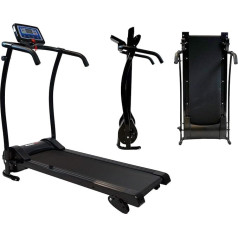 MAXOfit Fitness Treadmill Foldable MF-17 for Home, Space-saving, Foldable, Walking and Running Training, Quiet Electric Motor 1-10 km/h, with 12 Programmes and LCD Display
