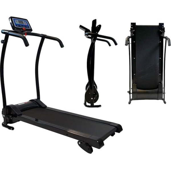 MAXOfit Fitness Treadmill Foldable MF-17 for Home, Space-saving, Foldable, Walking and Running Training, Quiet Electric Motor 1-10 km/h, with 12 Programmes and LCD Display