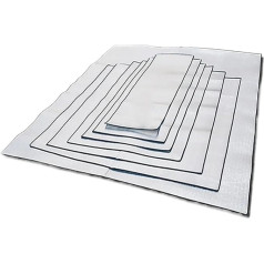 Aluminium Sleeping Mat Foam Mats 1 Piece Waterproof Camping Mat Picnic Blanket Beach Mattress Sleeping Mat Aluminium Foil EVA Foam Mat (200 x 120 cm)