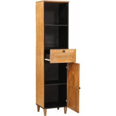 Model4018102 Bathroom Cabinet with Drawers, Light Brown, 38 x 33.5 x 160 cm