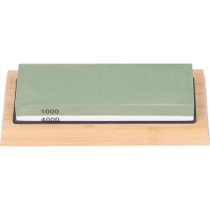 Knife Sharpening Stone Set, Professional Sharpening Stone Sharpening Set, 2-Sided, 1000 4000 Grit Universal for Almost Any Blade, Safe, Non-Slip, for All