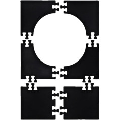 Dartboard Back Frame - Wall Edge Foam Barrier | Protective Dart Cushion, Lightweight EVA Material with Easy Setup in Entertainment Rooms, Game Centers or Leisure Lounge Zones