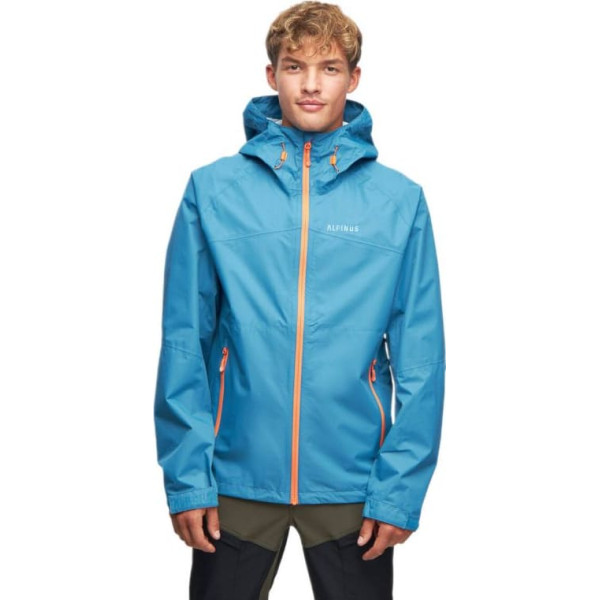 Vīriešu 2.5 slāņu lietus jaka Alpinus Carniche 10K Blue - FF18133 / L
