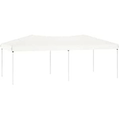 vidaXL Party Tent Foldable White 3 x 6 m
