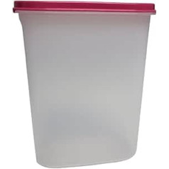 Tupperware Eidgenosse Square Round Compact Container Storage Modular Fridge System Red (Pink 2.3 Litres)