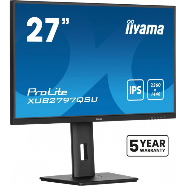 27 collu monitors xub2797qsu-b2 ips,hdmi,dp,100hz,qhd,300cd /5y/