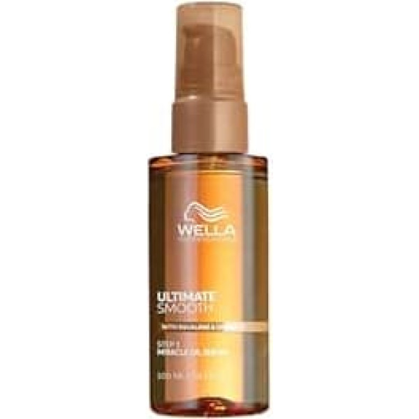 Wella Professionals Ultimate Smooth Miracle Oil Serum - Hair Oil with Squalane & Omega 9 - For Dry, Dull & Frizzy Hair (100 ml)