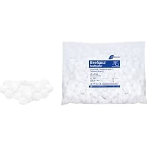 BeeSana® Muslin Swabs, Non-Sterile, 20 x 20 cm, Cone, Plum Size, Pack of 250
