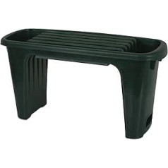 Spetebo Plastic Garden Kneeler Green - 60 x 30 cm - Work Stool with Knee Padding - Garden Stool Knee Stool Gardening Accessories Knee Protection Work Tool Garden Bench Stool Knee-friendly