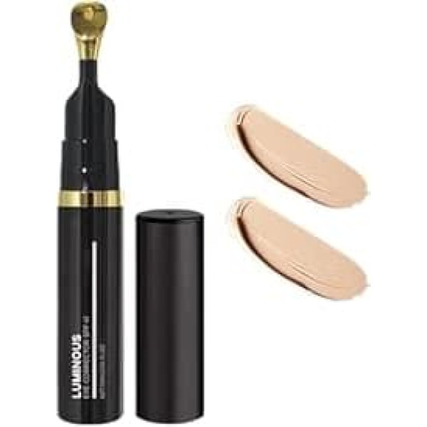 Luminous Eye Corrector SPF 41 | 10 ml Korean Under Eye Concealer Makeup | Moisturising Colour Correction Paste Against Dark Circles with Applicator | Tinted Eye Cream Concealer for Women