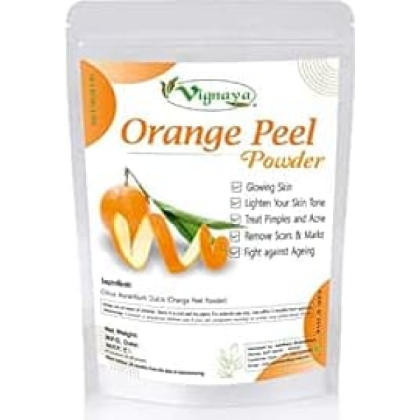 QURA Natural Orange Peel Powder For Face Pack, Skin Whitening, Best for Face (200 Gramm)