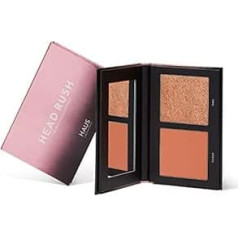 HAUS LABORATORIES By Lady Gaga: HEAD RUSH BLUSH & HIGHLIGHTER DUO | Matte, Colourfast Blush and Luminous Highlighter, Various Palettes, Dosable Glow, Vegan and Cruelty Free | 0.38 oz