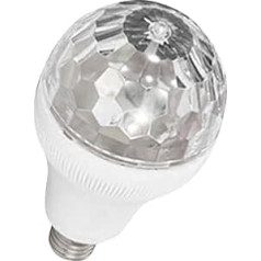 Disco Light Bulb Rotating RGB LED Party Light Stage Lighting Music Controlled Multicoloured LED Light for Home KTV Celebration Birthday Decoration
