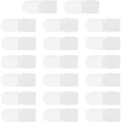 Pack of 20 Nail Polish Protective Cover Transparent Nail Polish Holder for Manicure Scratch-Resistant Fingernail Protective Caps for Drying and Protection Freshly Painted Nails DIY