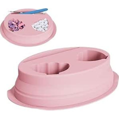 Einweichschale - Silikonbehälter zum Entfernen von Nagellack - Faltbare Ablage für Handbad - Reinigungszubehör für Einweichbecken im Salon einsetzbar