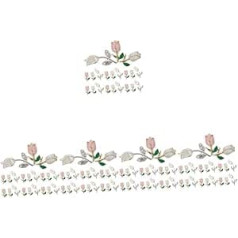 minkissy 120stücke Tulpen Metall Für Nagelkunst Vintage Nail Art Zubehör Mit Glitzersteinchen Für Kreative Nageldesigns Und Persönliche Gestaltungen