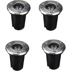 Stück Led-Untergrundbeleuchtung, 85–265 V, Landschaftsbeleuchtung, Ip67 Wasserdicht, Wegebeleuchtung, Led-Untergrundbeleuchtung, Landschafts-Bodenbrunnenbeleuc,Green-1W