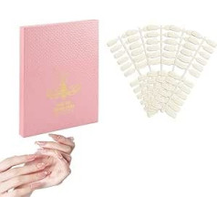 Nagelprobenbuch – Nagellack-Probebuch, zeigt professionelle 216 Farben, tragbares Diagramm für Übungen, Mädchen, Styling-Stationen, Kunst, Frauen, Salon-Aufbewahrung