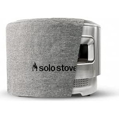 Solo Stove Pi Pizza Oven Protective Cover | Waterproof Premium Acrylic/PVC Lined Protective Cover | Pi Collection Grey