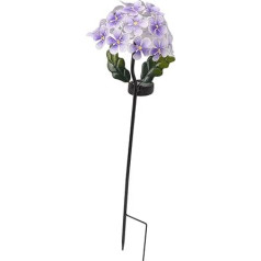 YWBL-WH Solar Garden Lights, LED Outdoor Decorative Lights for Patio, Camping Party, White Light Iron, Solar Flower Lights (Purple)