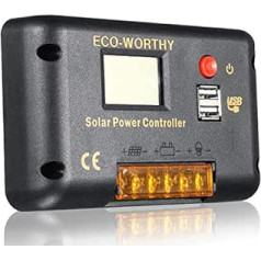 Solar Charge Controller 15A LCD Display Controller Solar Controller For Pwm Solar Power Panel Water Pump